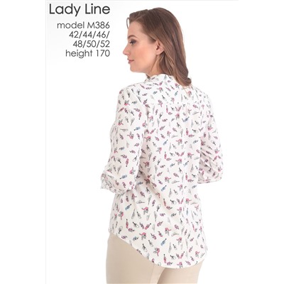 Блуза Lady Line 386 белый